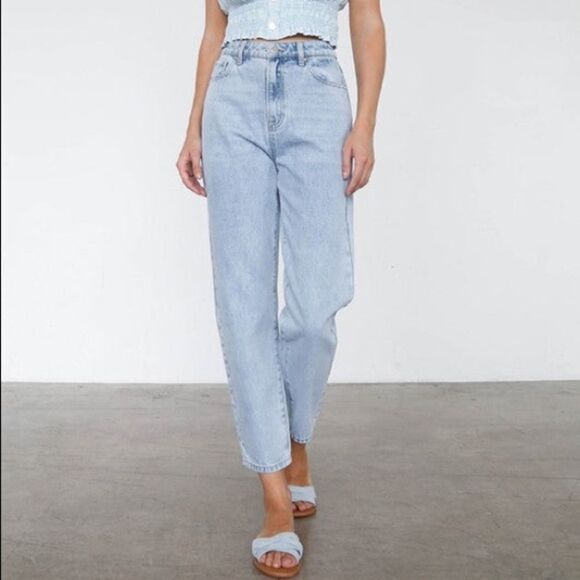 ✨ HIGH RISE CURVED BALLOON JEANS✨ - Picture 5 of 7